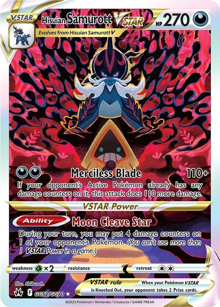 Crown Zenith Hisuian Samurott VSTAR