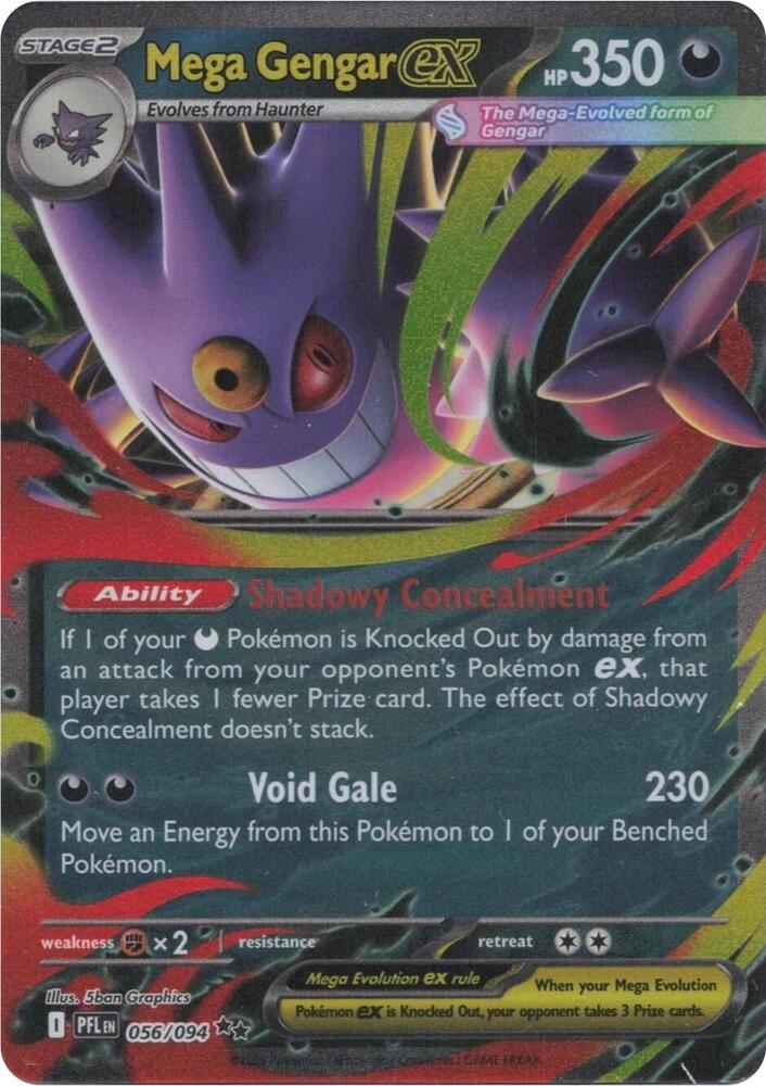 Phantasmal Flames Mega Gengar ex