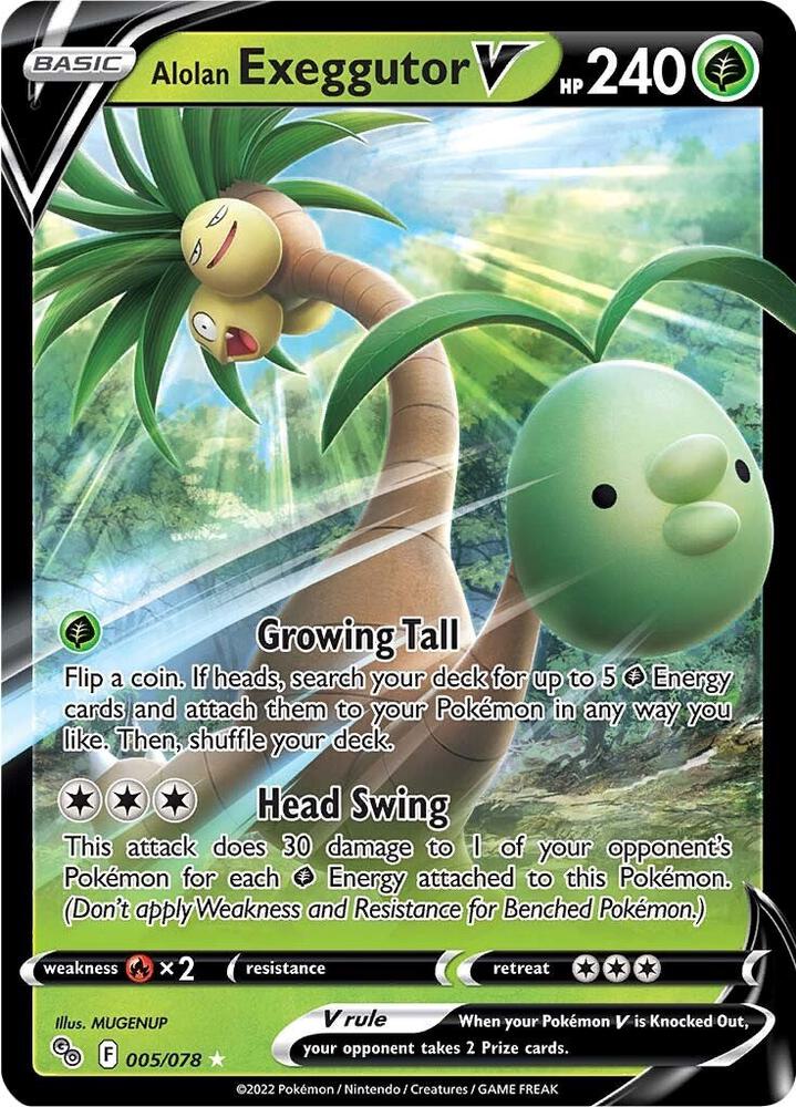 Pokemon GO Alolan Exeggutor V