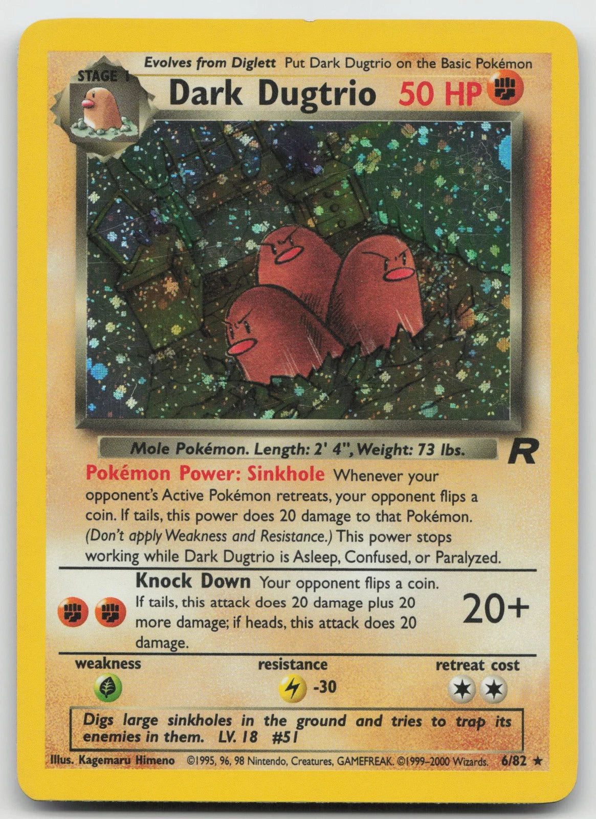 Team Rocket Dark Dugtrio