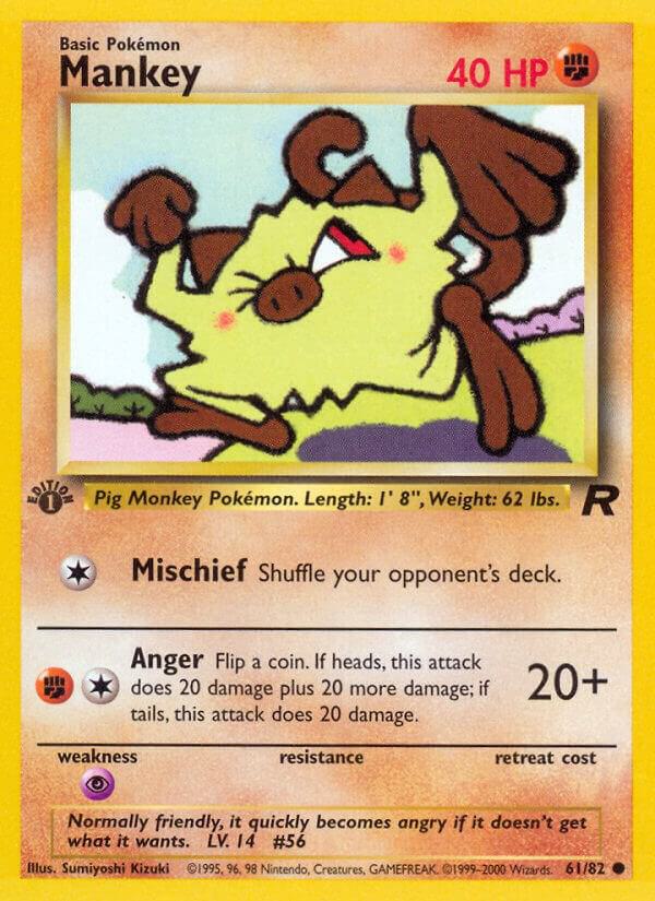 Team Rocket Mankey