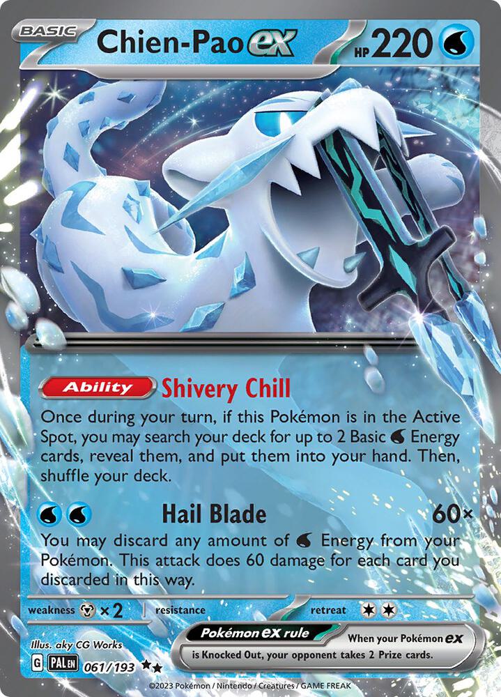 Paldea Evolved Chien-Pao ex