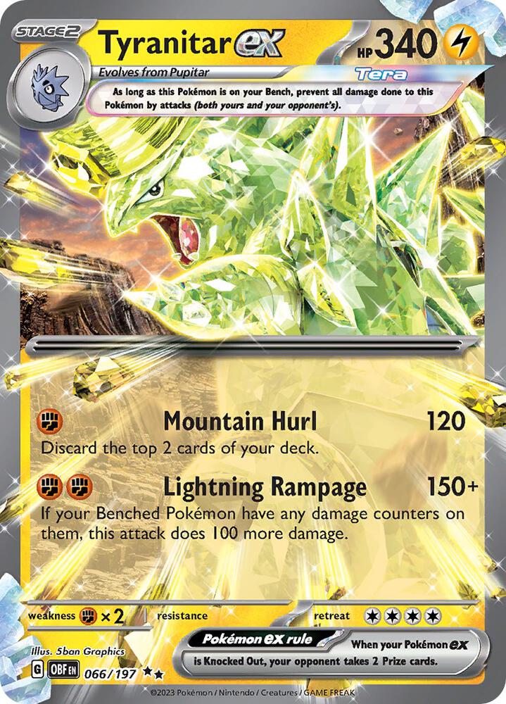 Obsidian Flames Tyranitar ex