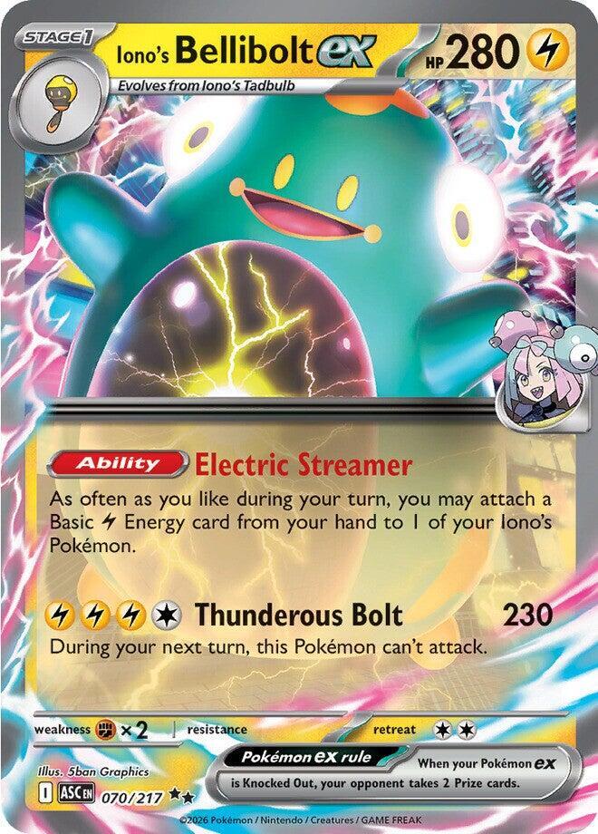 Ascended Heroes Iono's Bellibolt ex