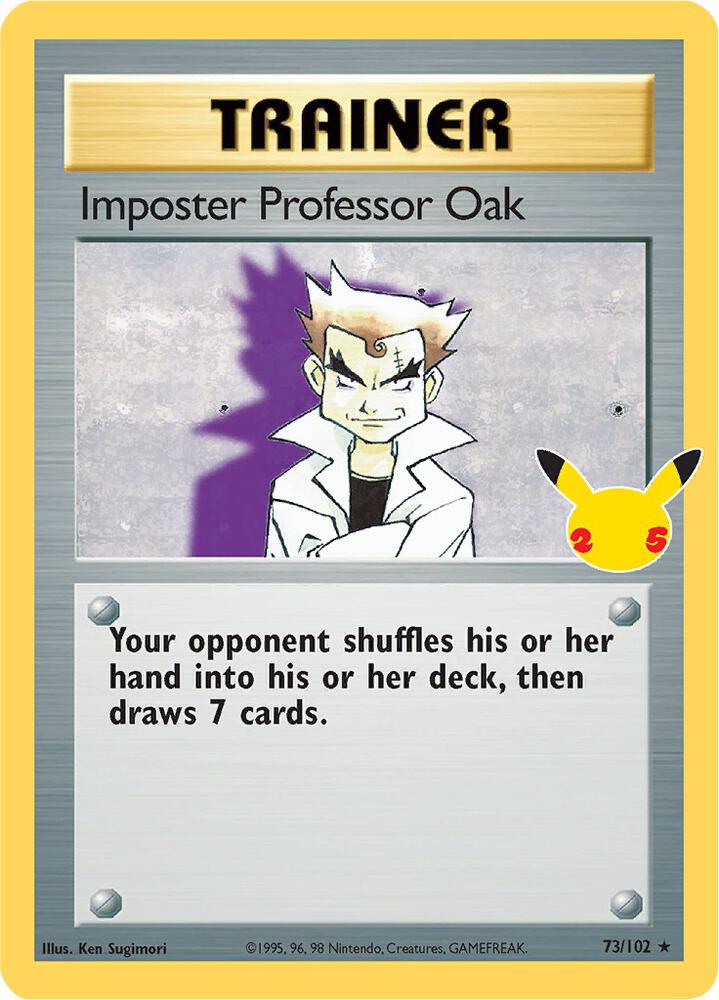 Celebrations Imposter Professor Oak