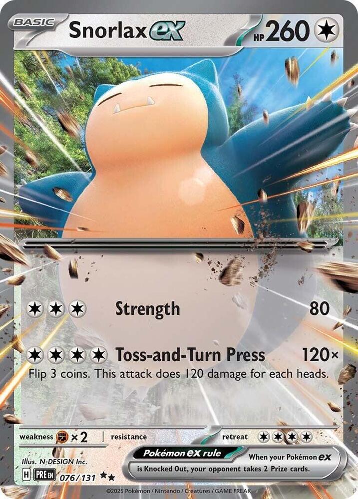 Prismatic Evolutions Snorlax ex