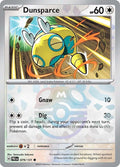 Prismatic Evolutions Dunsparce (Master Ball Pattern)