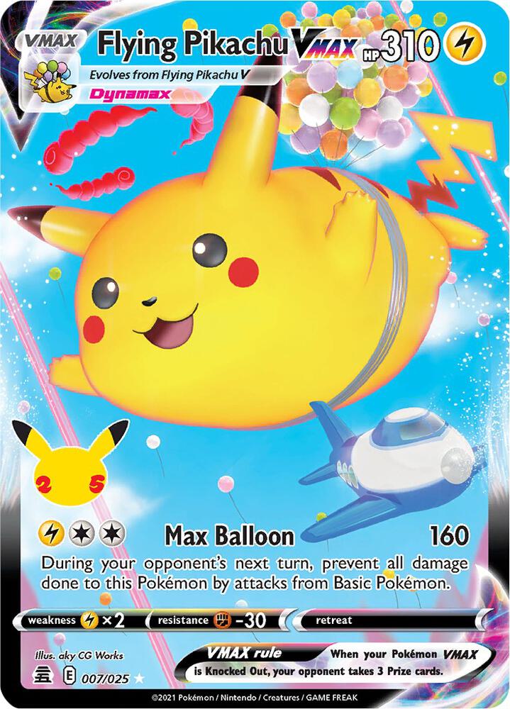 Celebrations Flying Pikachu VMAX