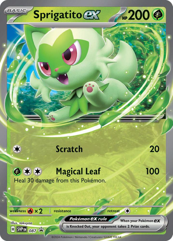 Scarlet & Violet Promo Sprigatito ex