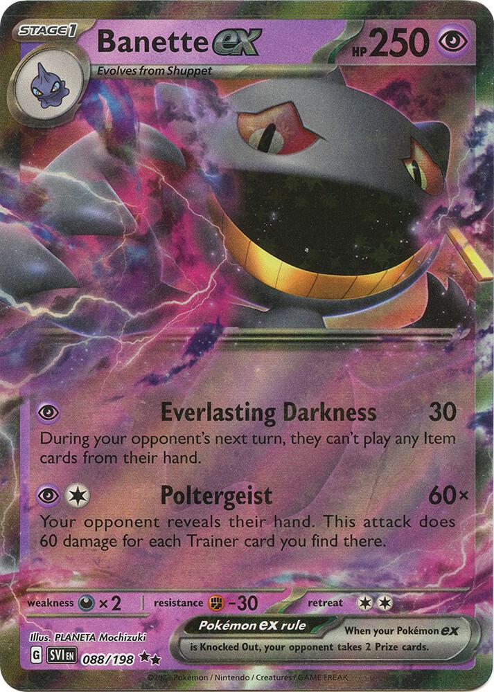Scarlet & Violet Banette ex