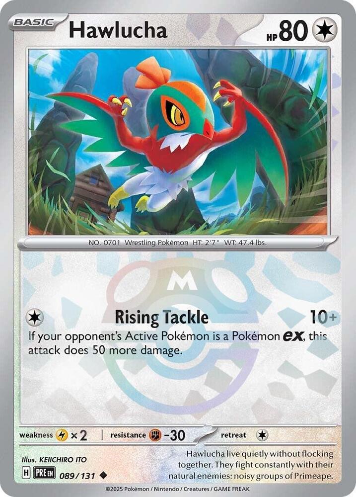 Prismatic Evolutions Hawlucha (Master Ball Pattern)