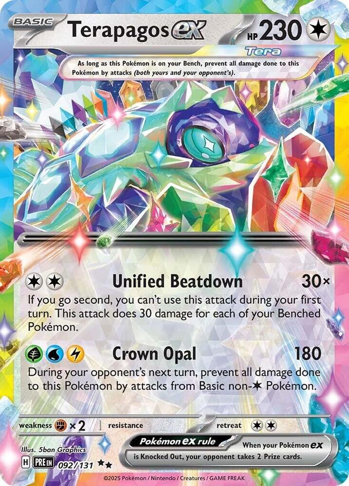 Prismatic Evolutions Terapagos ex
