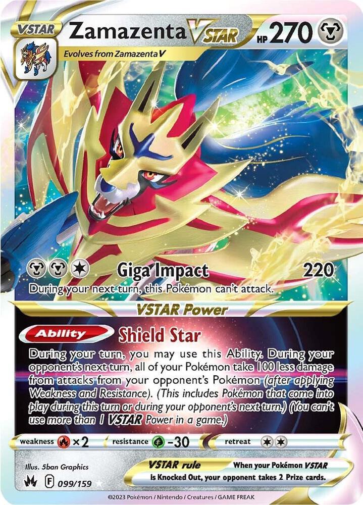 Crown Zenith Zamazenta VSTAR