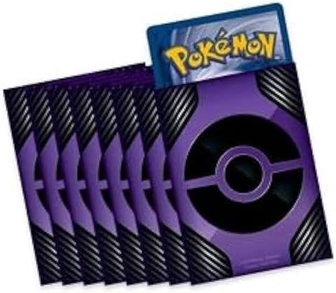 Pokémon Purple Pokeball Card Sleeves