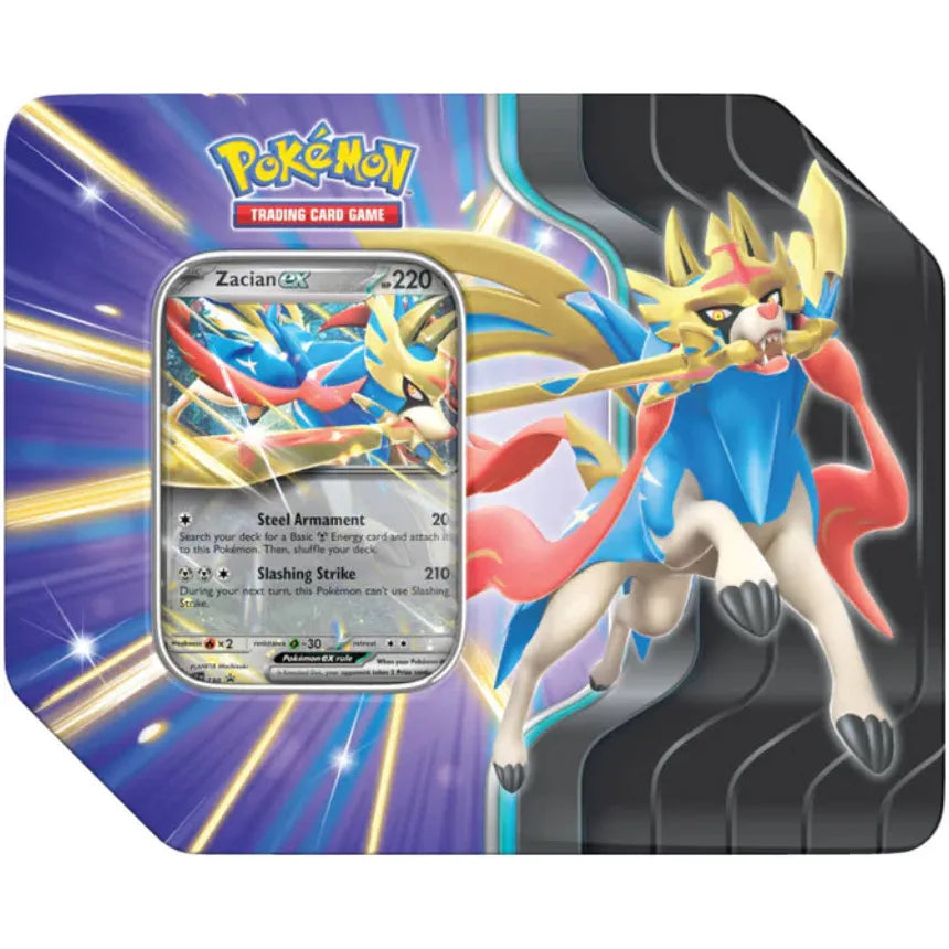 Slashing Legends Zacian Tin