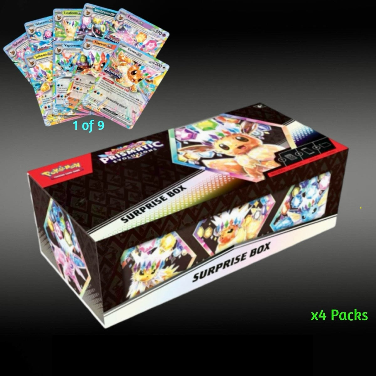 Prismatic Evolutions Surprise Box