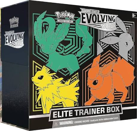 Evolving skies Elite Trainer Box (Leafeon, Umbreon, Jolteon & Flareon)