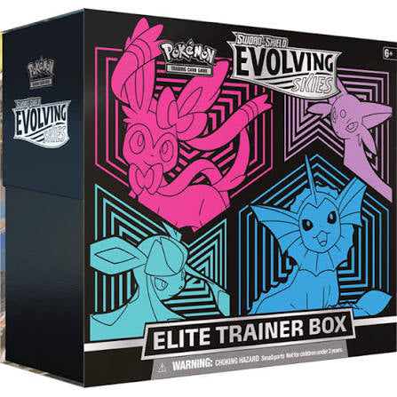 Evolving Skies Elite Trainer Box (Glaceon, Vaporeon, Sylveon & Espeon)