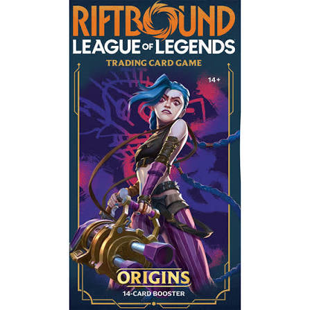Riftbound League of Legends Origins Sleeved Booster Pack