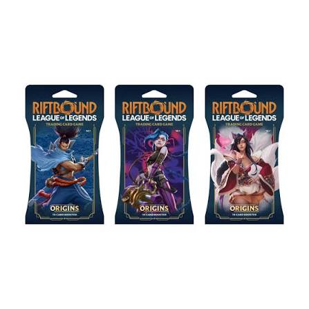Riftbound League of Legends Origins Sleeved Booster Pack