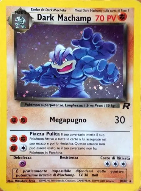 Team Rocket Dark Machamp Holo