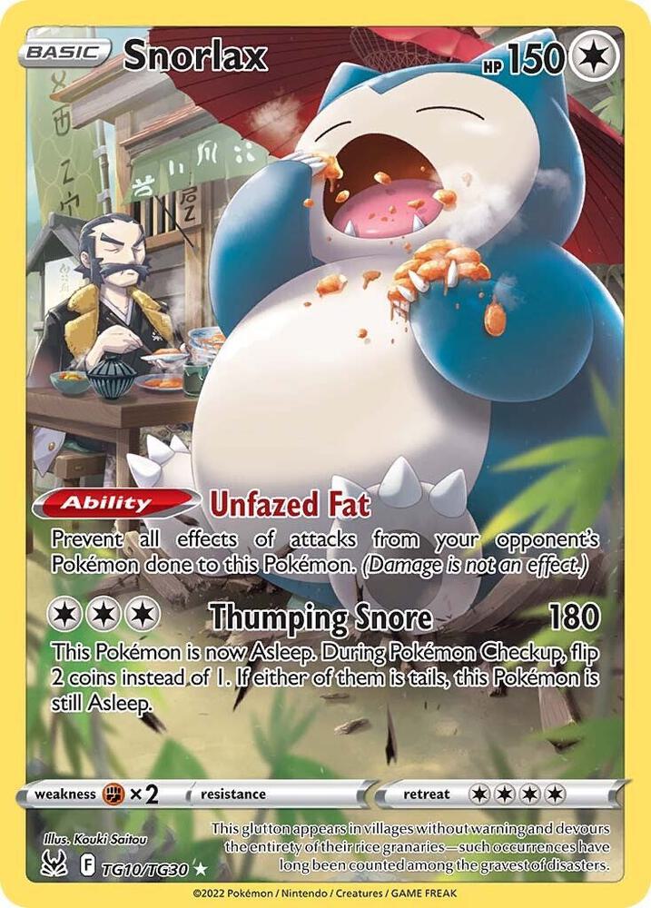 Lost Origin Trainer Gallery Snorlax